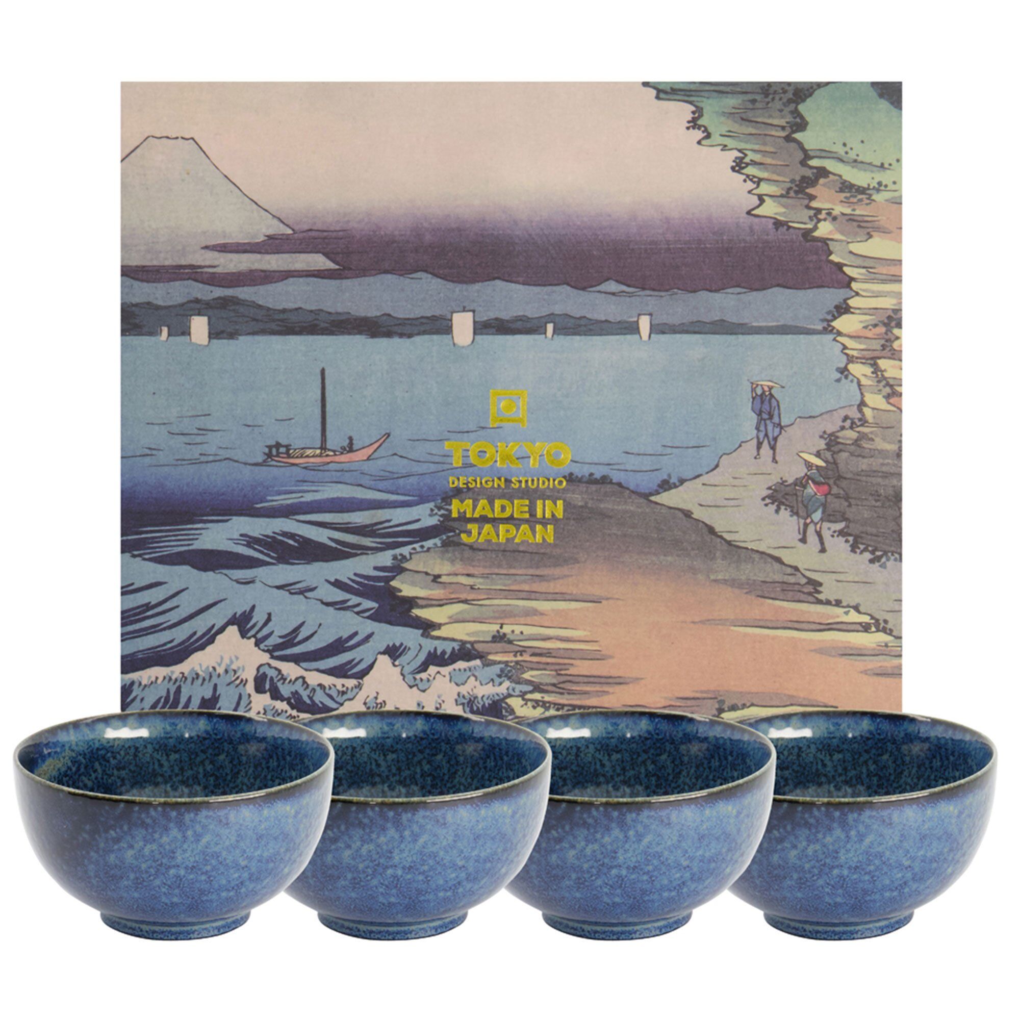 Cobalt Blue Skålsæt 4 Stk  8719323507111