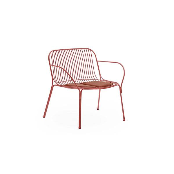 Kartell Hiray Loungechair - Bordeaux til udendørs komfort
