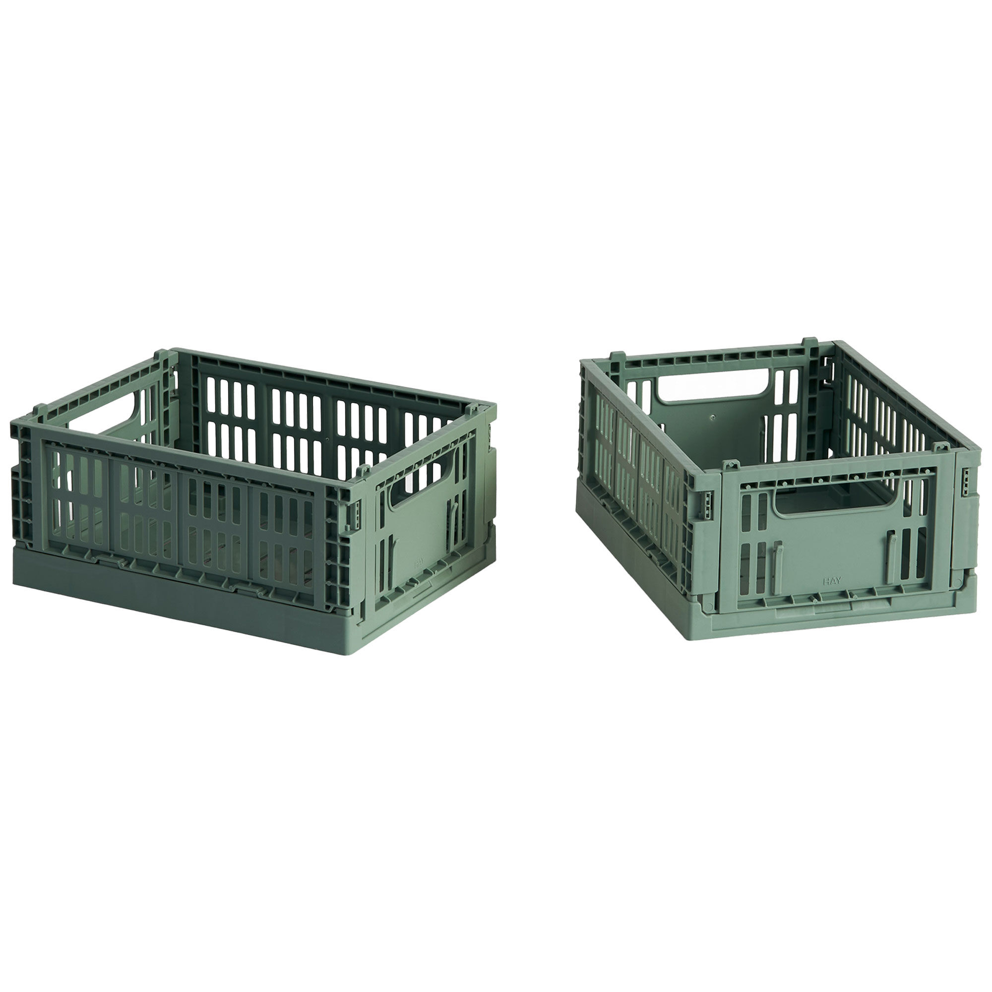 Hay Colour Crate Mini Opbevaringskasse Sage Green 2 Stk  5710441362173