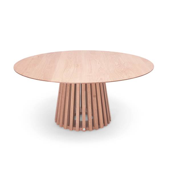 Wood Zone WZ12 Rundt Spisebord – Eg og Hvid RMC
