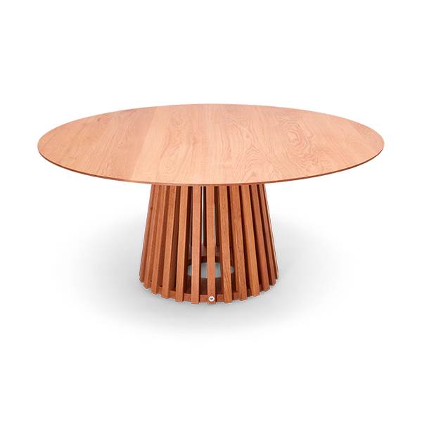 Rundt spisebord i eg - Wood Zone WZ12, elegant design