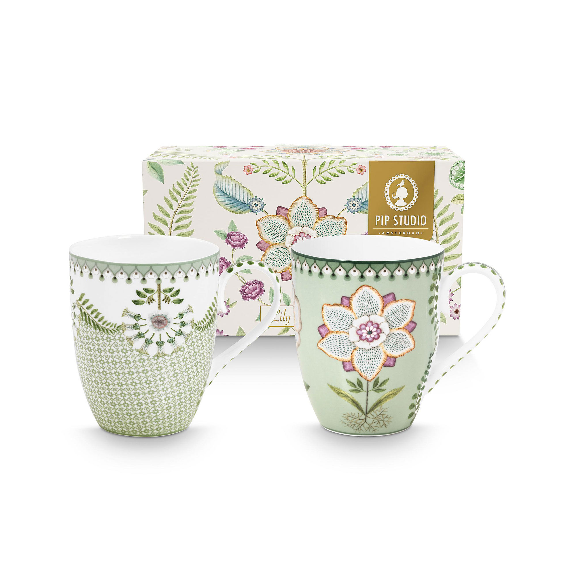 Pip Studio Lily  Lotus Krus 35 Cl 2-pak  8721009925966