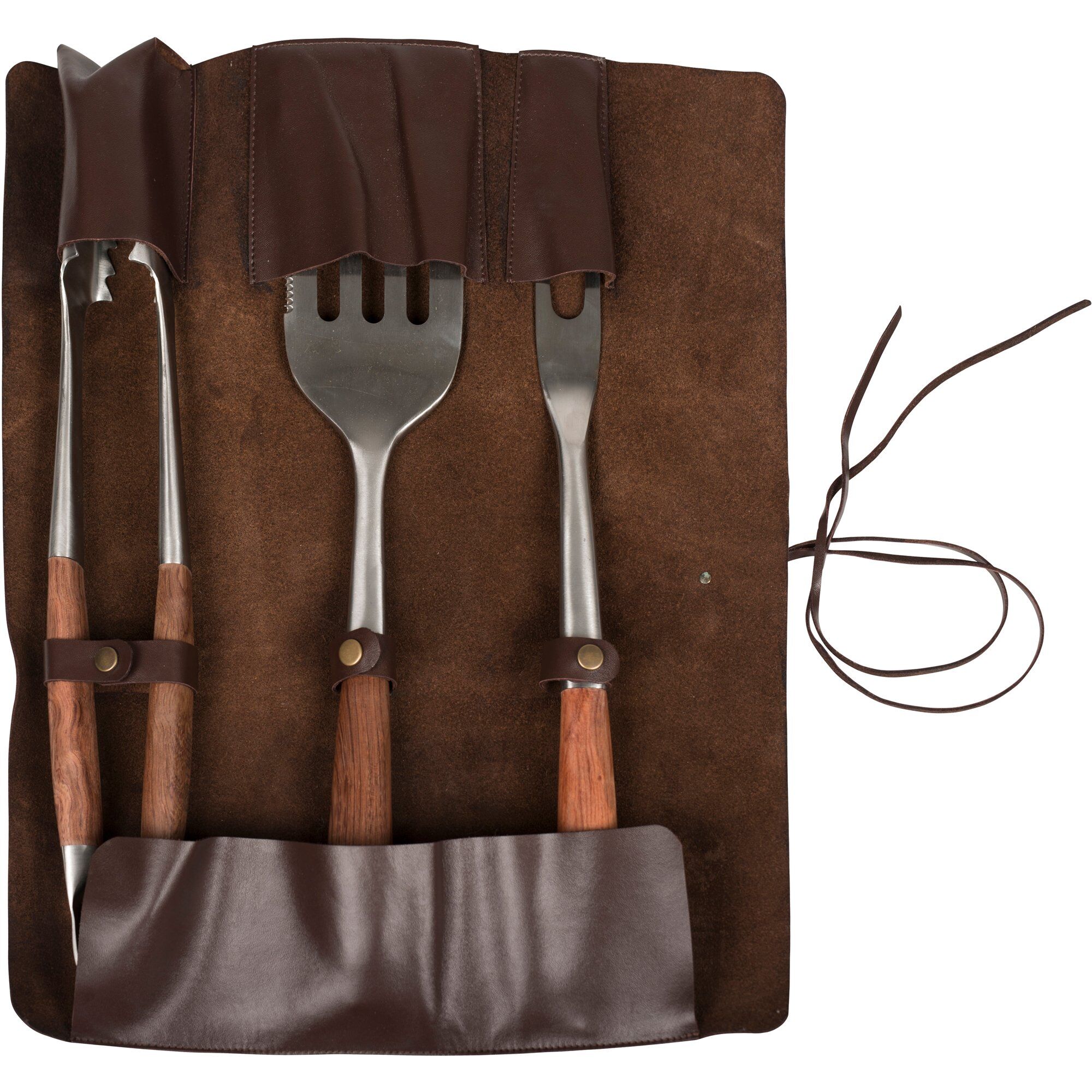Grillsæt 3 Dele 40 Cm Rustfrit Stål  7058121008255