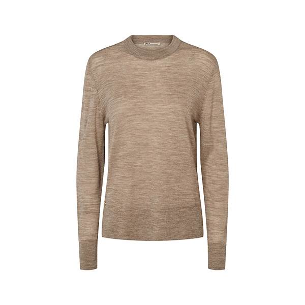 PBO Nella Strikketrøje – Sand Melange til Black Friday!