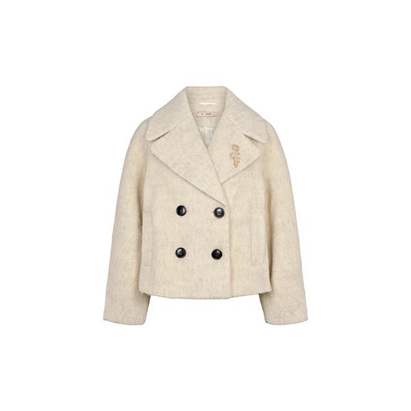 Elegant Marion Frakke fra Rue De Femme - Off White