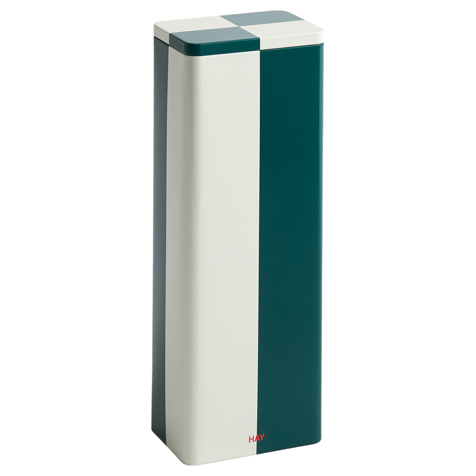 Tin Container Slim Greenoff-white  5710441351405