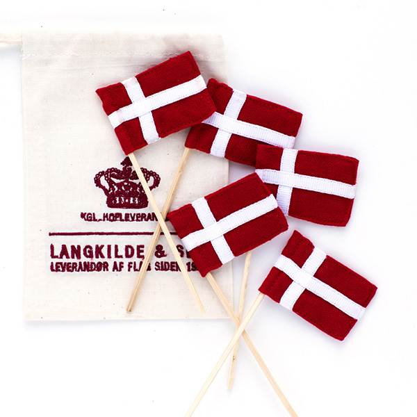 Lagkageflag i Stof fra Langkilde & Søn - Perfekte til Fest!