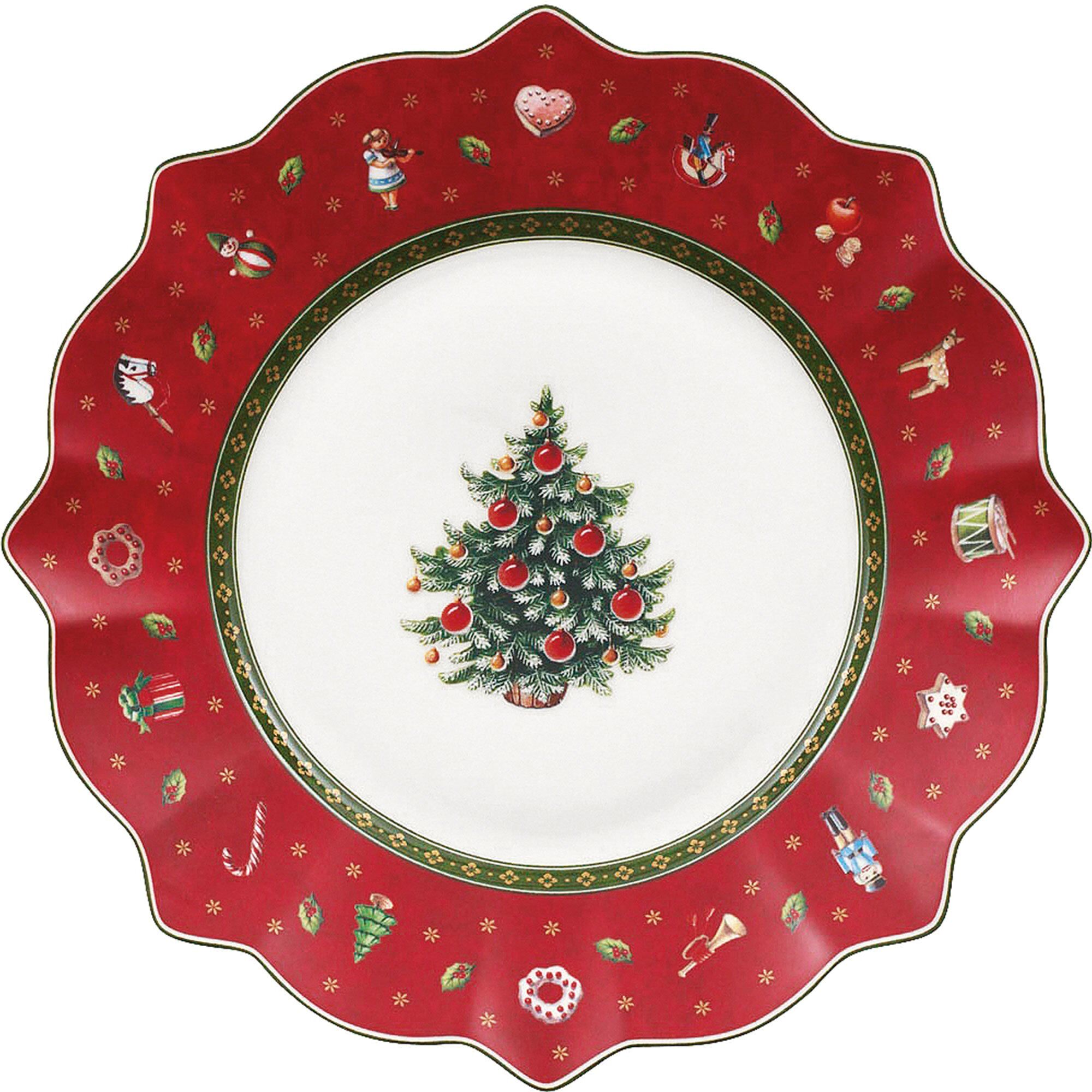 Toy39s Delight Tallerken 22 Cm Rød  4003683490485