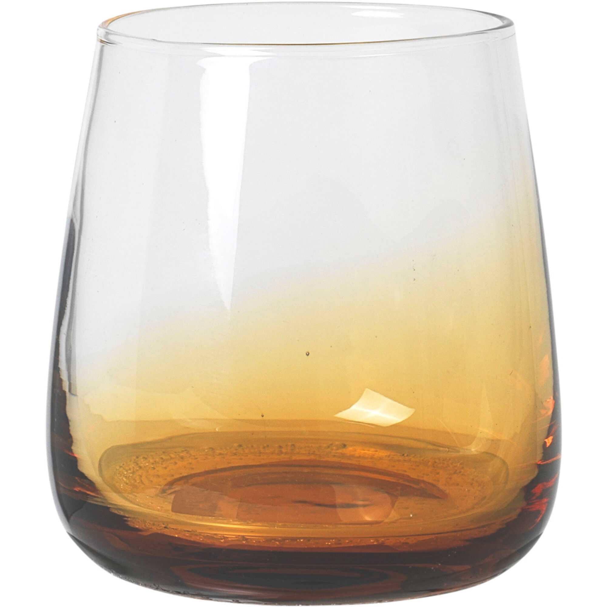 35 Cl Amber Mundblæst Drikkeglas  5710688153046