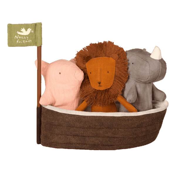 Maileg Noahs Ark med 3 Mini Dyr - Perfekt Gaveidé!