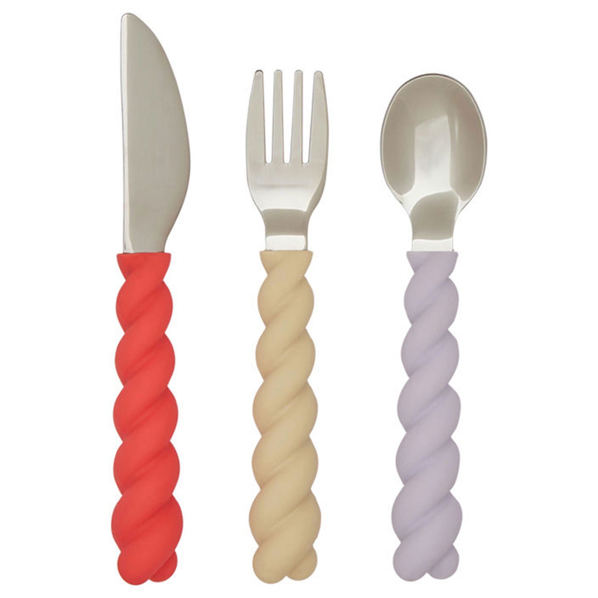 Oyoy Mini Mellow Børnebestik Lavendervanillared  5712195061487