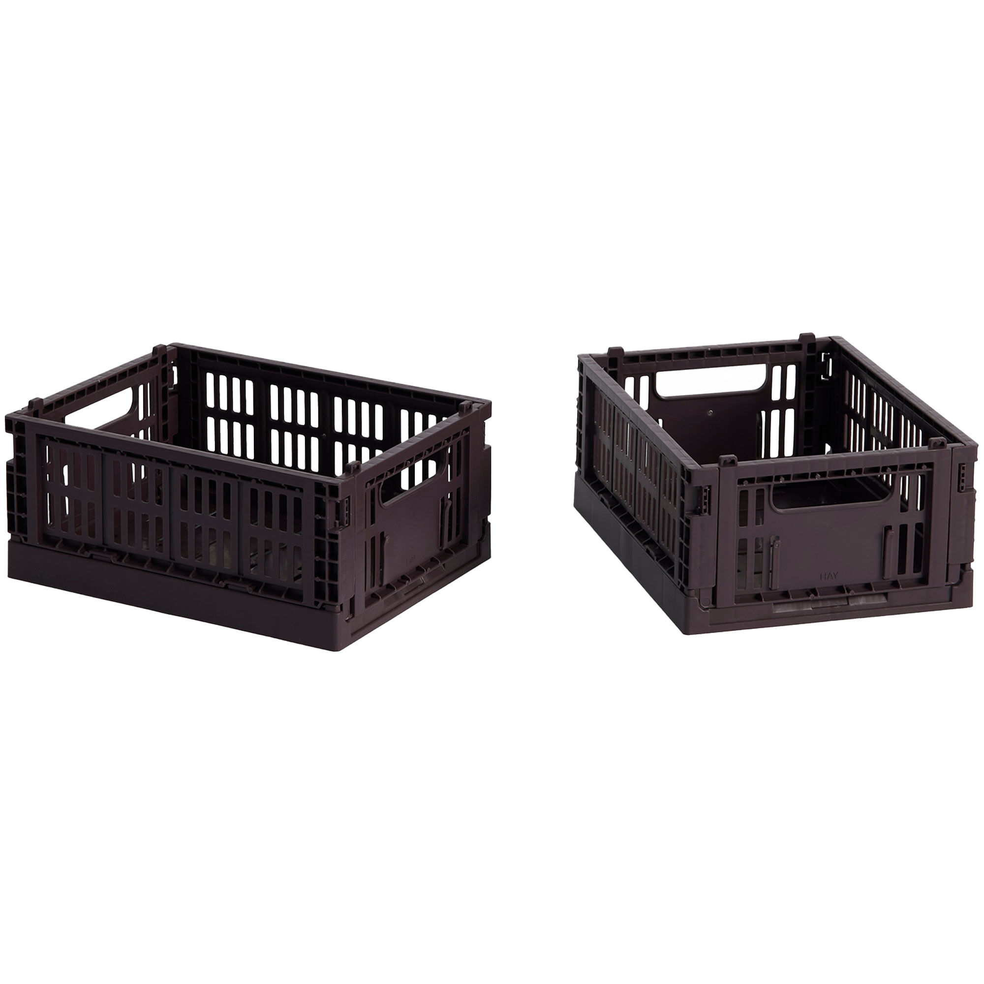 Hay Colour Crate Mini Opbevaringskasse Bordeaux 2 Stk  5710441362180