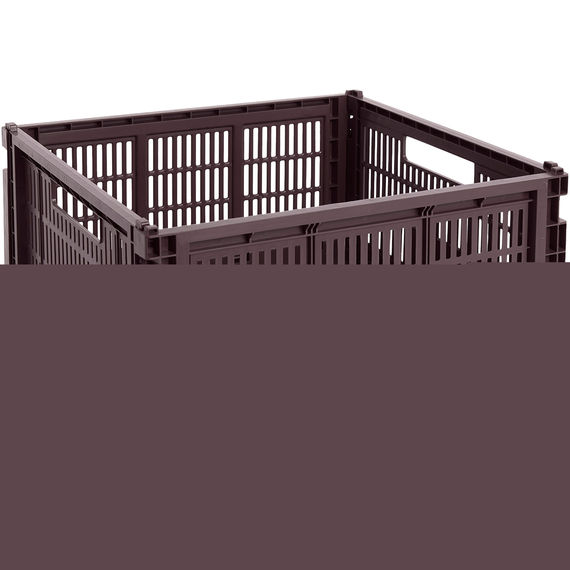 Hay Colour Crate Large Square Opbevaringskasse Bordeaux  5710441419709